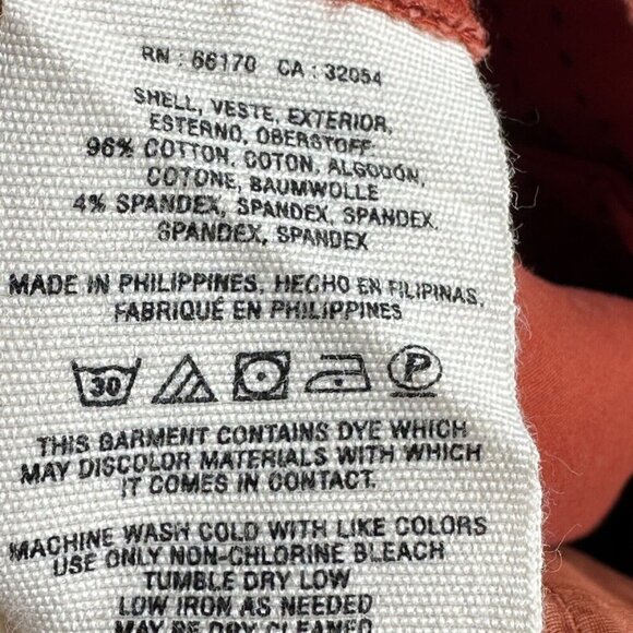 Anthropologie Cartonnier Charlie Ankle Pants Womens 4 Orange Career Boho Crop* - Picture 16 of 16